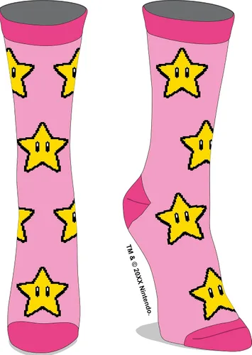 Vista 3 de Super Mario Bros. Calcetines para adultos (5 unidades), Multi colorido