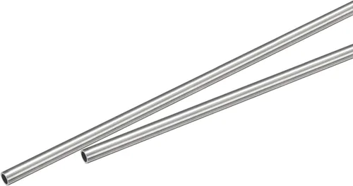 Vista 24 de Uxcell Tubo capilar de acero inoxidable 304, OD 0.4 mm x 0.1 mm de grosor de pared, 250 mm de longitud, tubo metálico para maquinaria industrial