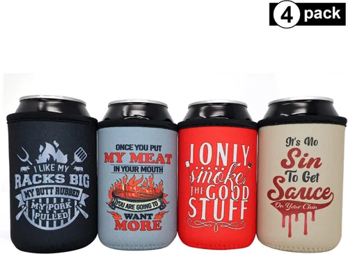 Vista 6 de Enfriadores de latas para ahumar barbacoa de 12 onzas, regalos para asar a la parrilla para hombres que lo tienen todo, regalos para ahumar carne