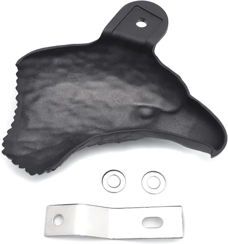 Vista 3 de MT246-008- Cubierta de bocina de cabeza Black Eagle Compatible con Harley-Davidson de 1992 y más con montaje lateral "cencerro" y todas las barras