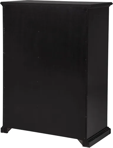 Vista 9 de Coaster Home Furnishings Sumerlin 460595BLK - Cajonera con 6 cajones, color negro
