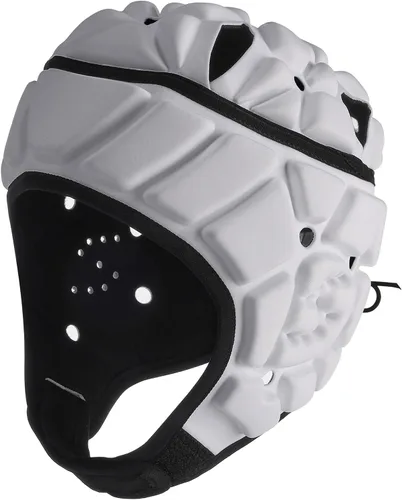 Vista 8 de Flag - Casco de fútbol juvenil de carcasa suave para fútbol 7v7, casco de carcasa suave para bandera de fútbol para niños y adultos, casco de rugby