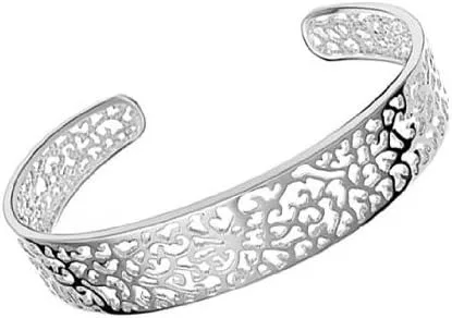 Vista 2 de KATGI - Pulsera de estilo chapado en oro blanco