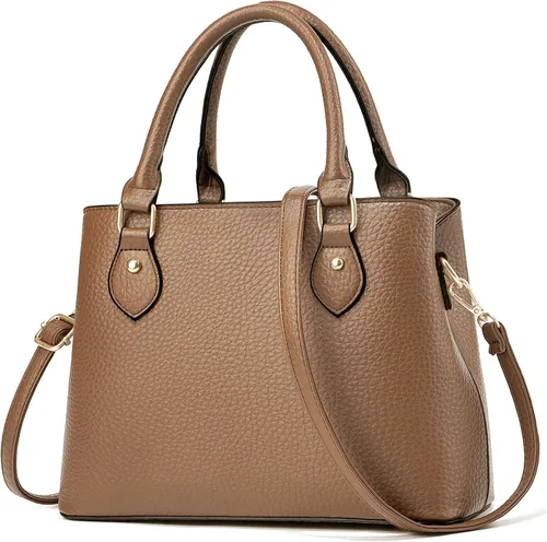 Vista 22 de CHICAROUSAL Monederos y bolsos de mano para mujeres, bolsos cruzados de cuero para mujeres, bolso de hombro tipo tote para mujeres