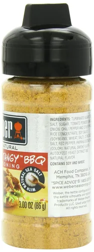 Vista 2 de Weber Grill Seasoning Sweet'N Tangy BBQ, 3 onzas (paquete de 6)