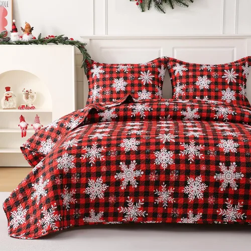 Vista 8 de JSD Juego de edredón floral paisley negro, tamaño twin, 2 piezas de cubrecamas estampadas con funda de almohada, manta acolchada de microfibra suave