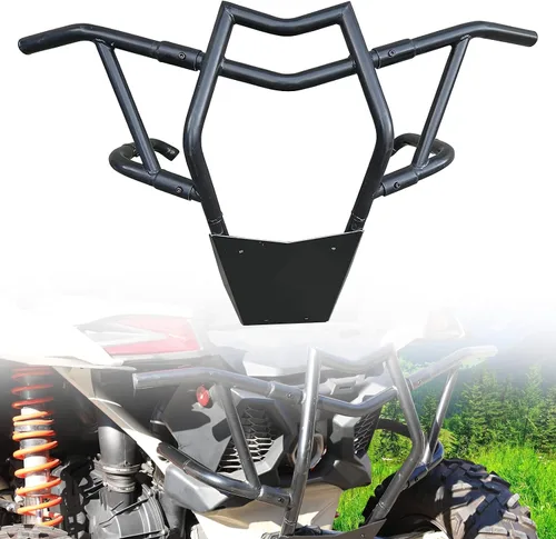Vista 5 de A & UTV PRO Barra de parachoques trasera para Maverick X3, protector de cepillo de barra de parachoques trasero para accesorios Can Am Maverick X3