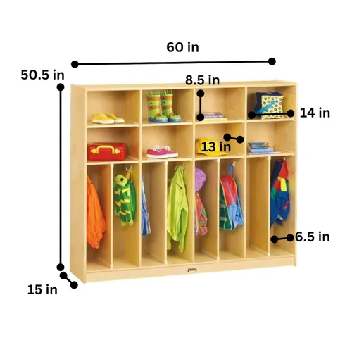 Vista 2 de Jonti-Craft Taquillas grandes Neat-N-Trim