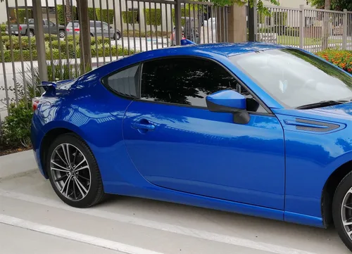 Vista 8 de iJDMTOY Ventana lateral trasera izquierda/derecha con acabado mate estilo carreras, ventanilla de aire/persiana compatible con Scion FR-S 2013-2016