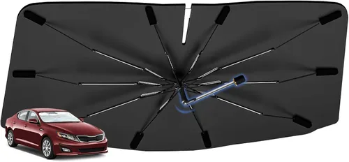 Vista 13 de Sombrilla Parasol para Parabrisas para Mazda 3 2014-2026, Parasol Plegable para Coche para Ventana Delantera, Visera Protectora Solar Altamente