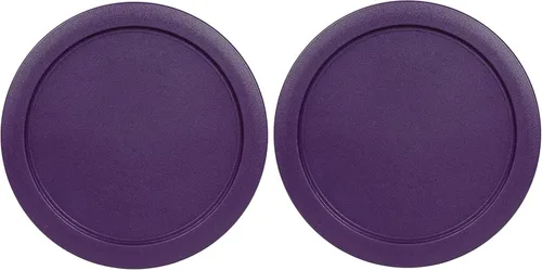 Vista 9 de Tapas de repuesto que se ajustan a los tazones de recipientes de vidrio Pyrex para almacenamiento de alimentos de 4 tazas, tapas redondas