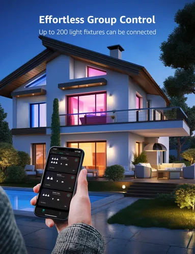 Vista 6 de Bombillas inteligentes LED BR2 AI de Lepro - Iluminación generada por IA, LightGPM 4 con LLM, sincronización de música LightBeats, control de voz a