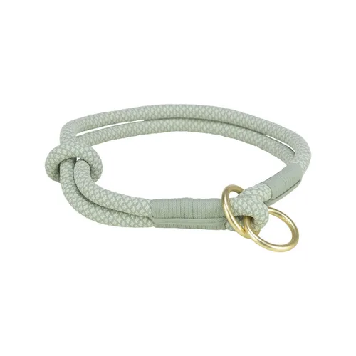 Vista 2 de Collar de Adiestramiento para Perros Trixie Soft Rope Verde Menta XS 25 cm