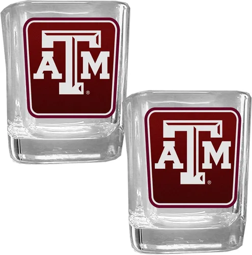 Vista 25 de Siskiyou Sports NCAA unisex Square Glass Shot Glass Set