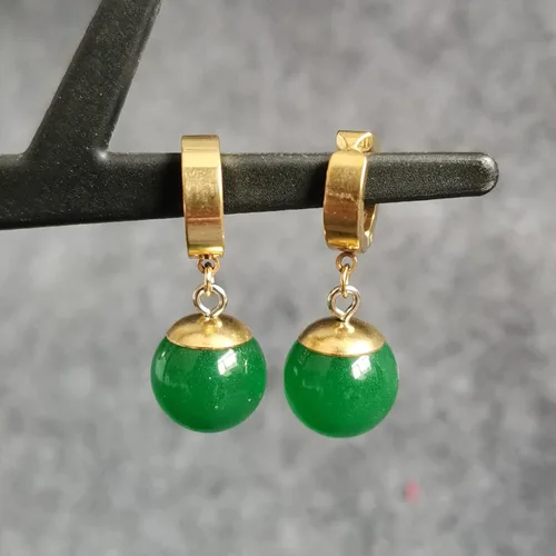 Vista 2 de Anime Cartoon Resina Vegetto Potara Ball Black Son Goku Zamasu Cos Pendientes Oído Clip Cuff Para Hombre