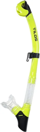 Vista 8 de Tilos Orion Dry Snorkel - Equipo de esnórquel impermeable de alta calidad con boquilla cómoda y válvula de purga fácil