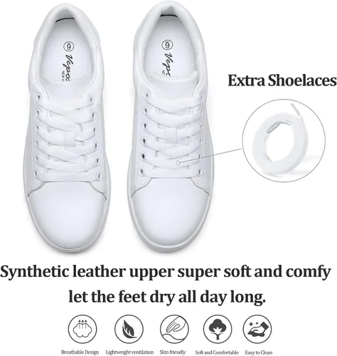 Vista 5 de Vepose 02A - Tenis de moda para mujer, zapatos casuales cómodos de vestir para mujer