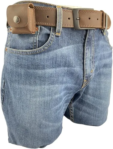 Vista 3 de Funda de carga rústica para AirPods hecha a mano de cuero de grano completo, tamaño de bolsillo, funda Bluetooth auténtica, bolsa de transporte