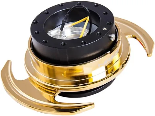 Vista 8 de NRG Innovations NRG-SRK-650BK GEN 3.0 Volante de Carrera con Adaptador de Buje de Liberación Rápida, Diseño de 6 Agujeros y Patrones de Pernos