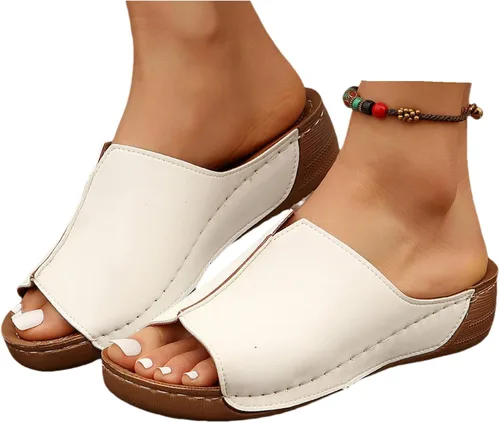 Vista 13 de Orthopedic Sandals For Women Dressy Platform Flip Flops Comfortable Walking Orthotic Slippers with Arch Support 2026