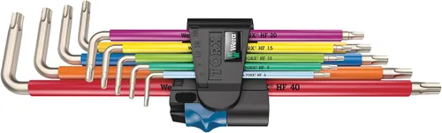 Vista 5 de Wera Juegos de llaves en L de acero inoxidable para tornillos