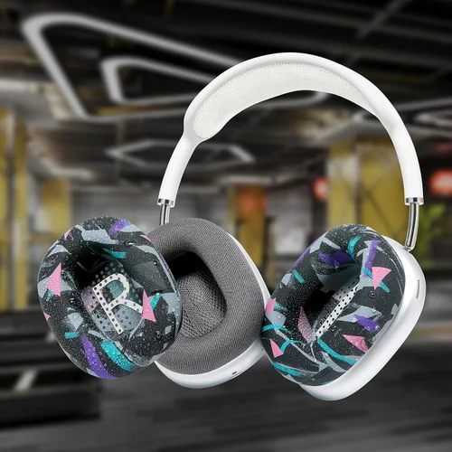Vista 7 de WC SweatZ Max - Fundas protectoras patentadas para almohadillas de Airpods Max fabricadas por Wicked Cushions Resistente al sudor y fácilmente