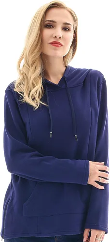 Vista 18 de Bearsland - Sudadera de lactancia y maternidad para mujer, con bolsillos y capucha