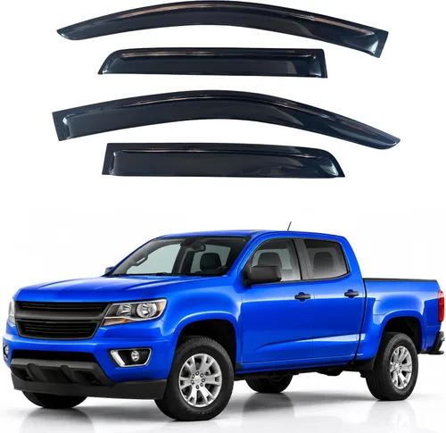 Vista 297 de Visera de ventana IG para Ford Focus Sedán y Hatchback 2012-2018, Protector de ventana lateral para lluvia y viento estilo Mugen, extra duradero