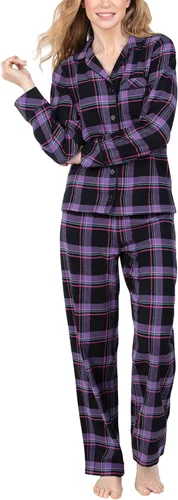 Vista 23 de PajamaGram - Pijamas de invierno para mujer - Pijamas de franela para mujer