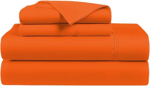 Vista 13 de AMAY Sábanas de 500 hilos 100% algodón egipcio tamaño individual, sábanas para cama de tamaño individual, algodón de fibra extra larga, calidad