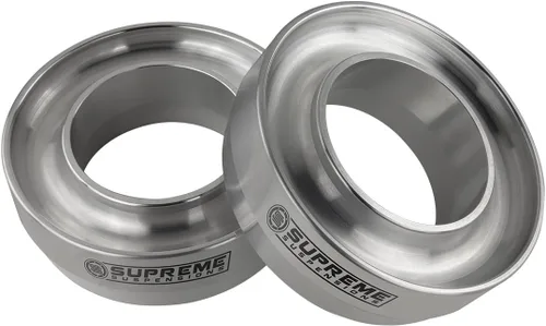 Vista 3 de Suspensiones supremas: kit de nivelación 2WD Dodge Ram 1500 para parte delantera, bobina, espaciadores, Plateado