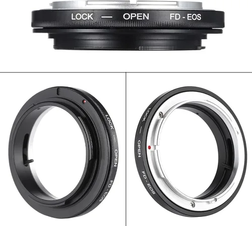 Vista 7 de TECKEEN Lente FD de aluminio a EOS EF Cámaras Lente Montaje Anillo Adaptador para Canon