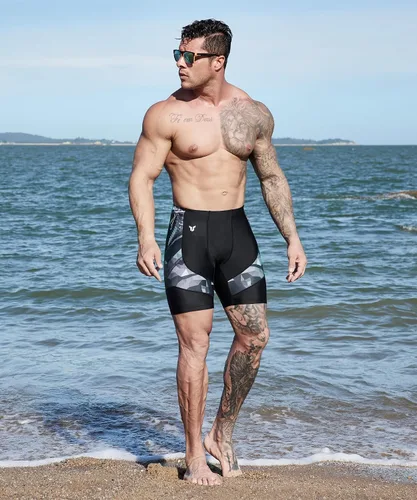 Vista 6 de ADOREISM Bañador para hombre Atlético Secado Rápido UPF 50+ Traje de baño Jammers