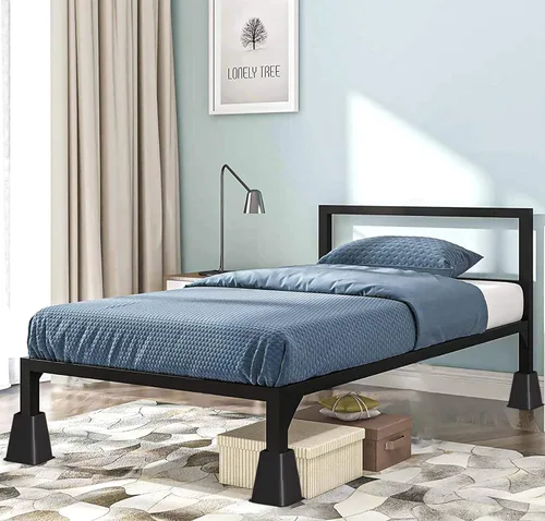 Vista 7 de Lufia Elevadores de muebles de cama resistentes, apilables, elevadores de cama para sofá, mesa, sofá, silla o escritorio, juego de 4 elevadores