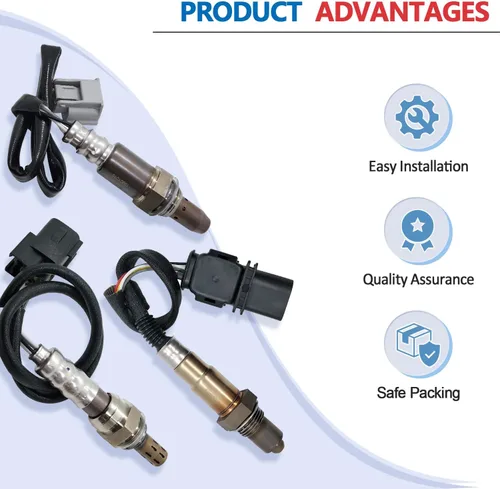 Vista 4 de Maxfavor Sensor de oxígeno de repuesto directo para Honda 2005 2004 2003 2002 2001 Civic 1.7L O2 Sensor 234-4092 234-4123 aguas arriba 02 Sensor