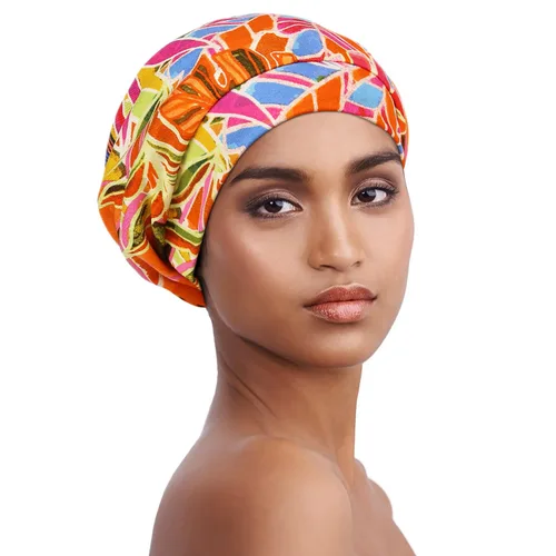 Vista 68 de Alnorm - Gorro con forro de satén y suave banda elástica para hombres y mujeres, talla única Se ajusta a la mayoría