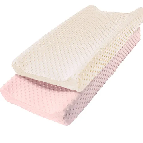 Vista 15 de Owlowla Funda para cambiador, sábanas suaves de punto minky para cambiador para bebé niño y niña (negro)
