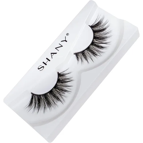 Vista 5 de SHANY Pestañas clásicas de visón sintético, duraderas, de un solo par, reutilizables, esponjosas, suaves, con volumen medio, confiables