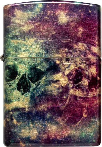 Vista 2 de Zippo Galaxy Skull Design 540 - Encendedor de bolsillo de latón