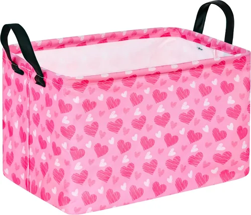 Vista 14 de Cesta de almacenamiento vacía para niños, organizador de almacenamiento impermeable de béisbol, cestas plegables con asas para mujeres, cesta
