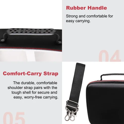 Vista 5 de LTGEM - Funda de impresora portátil compatible con Canon Selphy CP1500/CP1300 impresora fotográfica compacta, bolsa de almacenamiento de viaje