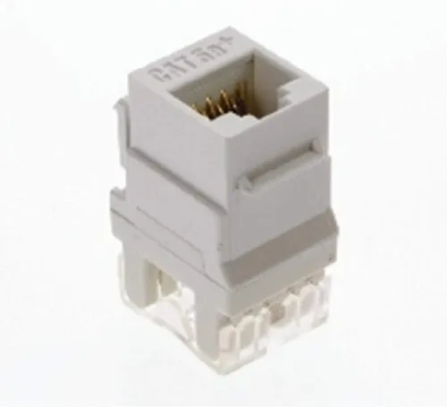 Vista 8 de Legrand - Conector Keystone OnQ RJ45, conector Keystone para Cat 5e, funciona con placas de pared multimedia para garantizar una terminación segura