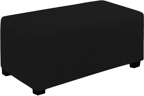 Vista 136 de Easy-Going Funda Elástica para Otomana Taburete de Almacenamiento Plegable Protector de Muebles Funda Rectangular Suave con Parte Inferior Elástica