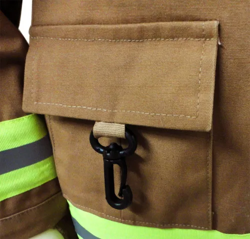 Vista 2 de Aeromax Jr. Traje de bombero búnker, beige (tan), tamaño 46