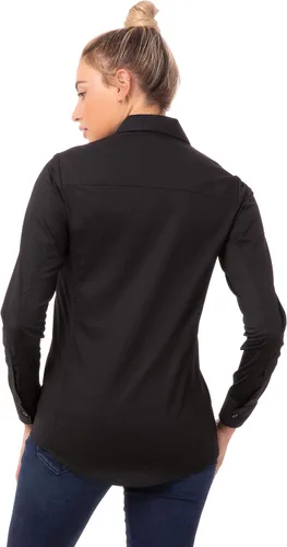 Vista 2 de Chef Works Women's Shelby Zip Front Shirt