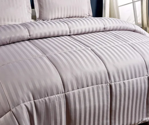 Vista 34 de Blue Ridge Home Fashions Kathy Ireland-Essentials - Juego de edredón reversible de 3 piezas de microfibra con diseño de damasco, color chocolate