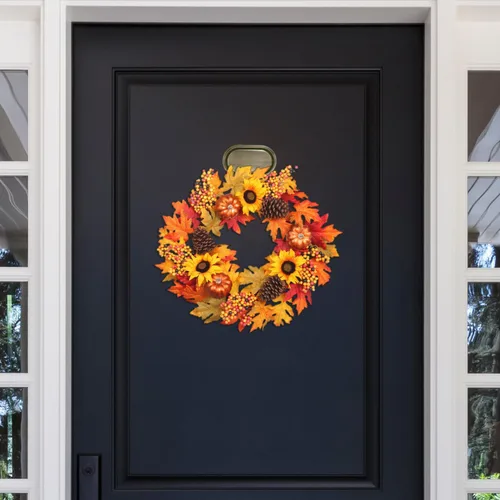 Vista 5 de Haute Decor Attract - Colgador magnético grande de doble pellizco para coronas – Par fuerte de ganchos magnéticos para superficies de vidrio o metal