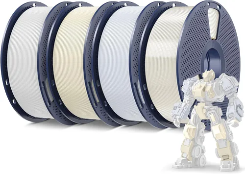 Vista 66 de SUNLU - Filamento PLA Plus para impresora 3D, 1.75 mm, bobina de 1 kg (2.2 lb), enrollado de forma ordenada, precisión dimensional ±0.02 mm