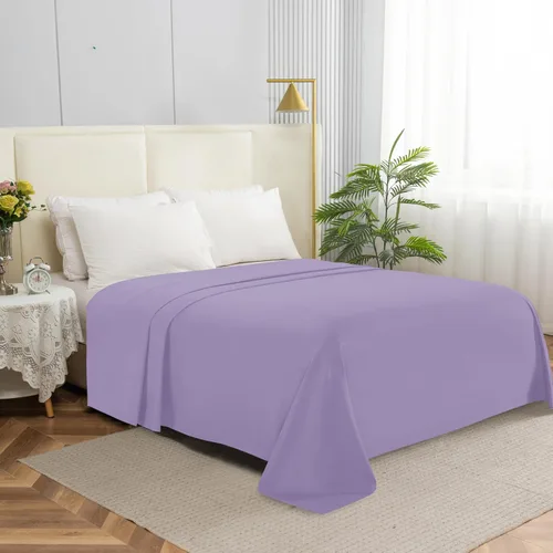 Vista 9 de Elegant Comfort Sábana encimera de 1 pieza de calidad hotelera, lujosa y suave, 1500 hilos, calidad egipcia, resistente a arrugas, manchas