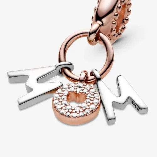 Vista 5 de JIANCAN Colgante de plata de ley 925 para pulsera collar de familia mamá amor caricatura héroe cuentas para mujeres y niñas Navidad Halloween día
